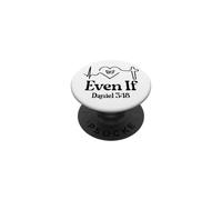 Even If Christian Bible Verse Daniel 3:18 Faith Hope Love PopSockets PopGrip Adhesivo