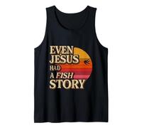 Even Jesus Had A Fish Story Pescador de fe |- Camiseta sin Mangas