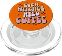 Even-Witches Need Coffee Todo el Mundo Necesita una Taza de café PopSockets PopGrip para MagSafe