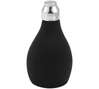 Evenden Botella de pulverización en polvo, polvo de silicona rellenable, contenedor de polvo vacío para barbero, pulverizador de polvo negro duradero para polvo suelto, polvo