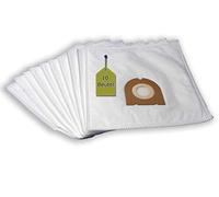 eVendix Bolsa de aspiradora Adecuada para Fakir C 190 EL/Turbo EL | 10 Bolsas de Polvo + 2 microfiltros + 2 filtros de Motor | Similar a la Bolsa Original: 2417805