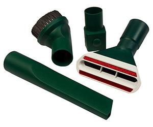 eVendix Juego de boquillas de aspiradora de 4 Piezas con Adaptador de Cresta Adecuado para Vorwerk Kobold VK 118 119 120 121 122 y Vorwerk VT Tiger 250 251
