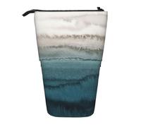 Evengigy Within The Tides - Estuche para lápices con cremallera, soporte ajustable, divertido neceser de maquillaje