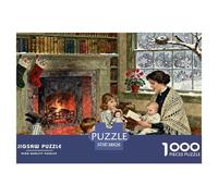 Evening Book Club Puzzle De Madera Impermeable DIY Puzzles De 1000 Piezas para Adultos Imposible Rompecabezas Juegos Desafiantes