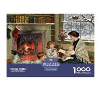 Evening Book Club Puzzle De Madera Impermeable Puzzles De 1000 Piezas para Adultos Divertido Rompecabezas Juegos Educativos