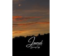 Evening Sky Journal: 124 lined and numbered pages, also a Signature page and the image a beautiful sky at dusk on the cover