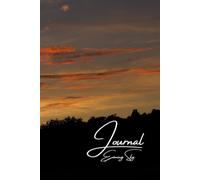 Evening Sky Journal: 124 lined and numbered pages, also a Signature page and the image a beautiful sky at dusk on the cover