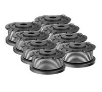 EVENLINKICS F016800569 Bobina de hilo para desbrozadora, adecuada para cortabordes Bosch EasyGrassCut 18 23 26 SL y ART 23 SL | 26 SL para cortabordes Bosch (8 bobinas de hilo)