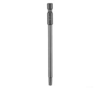 Evenoonest Broca de seguridad Torx para t25 de 100 mm con vástago hexagonal | Dureza 60HRC, construcción de aleación de acero, manipulación para cabeza de estrella a prueba, se adapta a taladros