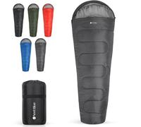 Event Decor - Saco de dormir cálido con forma de momia, ligero e impermeable para uso en exteriores, equipo de dormir compacto de 7 x 3 pies con capucha para adultos, perfecto para viajes, senderismo