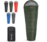 Event Decor - Saco de dormir cálido con forma de momia, ligero e impermeable para uso en exteriores, equipo de dormir compacto de 7 x 3 pies con capucha para adultos, perfecto para viajes, senderismo