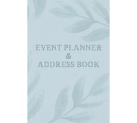 Event Planner & Address Book- Teal Design: Perfect for tracking guest contact information, gifts, RSVPs and more! Additional Note Pages for Event Planning!