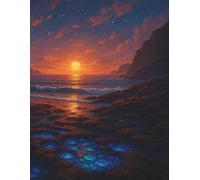 Event Planning Notebook - Moonlit Tide Pools: A soft, elegant planner for intimate dinners, parties, and special gatherings