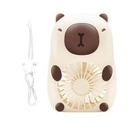 Éventail d'animaux, à main - Petit de main portable - Fraîcheur à 3 vitesses de bureau, trucs de refroidissement à l'air, accessoires frais pour les voyages, extérieur, maison