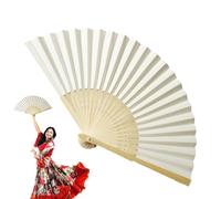 Éventails Pliants À Main,Éventails À Main Pour Femmes Pliables,Éventails Pliants En Soie Avec Cadres - Éventails En Soie Vintage De 8 Pouces, Éventails Pliants En Soie Avec Cadres, Éil Pliant En