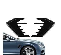 Eventerde - Adhesivo de ventilación para coche, 2 pegatinas de ventilación de aire, diseño de tiburón para coche Adke Side Vent - Decoración de capucha para coche, calcomanía exterior