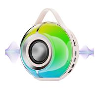 Eventerde - Altavoces inalámbricos para exteriores con bajos potentes, sistema estéreo compacto con refuerzo de graves, para casa, cuarto de baño, oficina, jardín, playa,