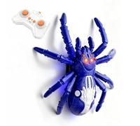 Eventerde Araña con Control Remoto - Juguetes Reptantes Recargables para Interiores,Robot con Mando A Distancia con Ojos LED | para Niños y Chicos Fiestas de Cumpleaños Reuniones Familiares Proyectos