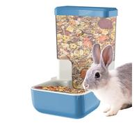 Eventerde Automático para Conejos, Automático para Conejos con Cuenco Integrado, Plato Estable Desmontable para Almacenamiento De Alimento: Jerbos, Palomas, Loros, Hurones Y Más