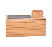 Eventerde Bandeja de reposabrazos plegable, bandeja de sofá con portavasos - Bandeja para el reposabrazos antideslizante para el hogar - Organizador de bebidas que ahorra espacio, mesa de descanso del