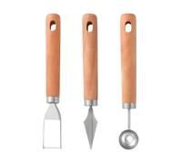 Eventerde Cortador Y Rebanador De Sandía | Tenedor Portátil De Acero Inoxidable Para Sandía | Cuchilla Multiusos Anticorrosivo Para Hogar Familia Preparación De Alimentos