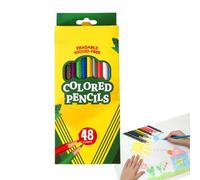 Eventerde de Lápices de Colores - 48 Lápices Pre-Aiguados para Escuela - Minas de 2,8 mm Suministros Artísticos para Pintura Boceto BD Viaje Escuela Adultos