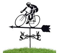 Eventerde - Girouettes de jardín, diseño de bicicleta | Instrumento de medición de dirección, diseño de veleta de techo, decoración al aire libre, granja y granero