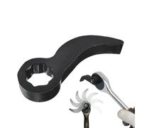 Eventerde Herramienta adaptadora de palanca, adaptador de llave de palanca, adaptador de extensión de par de torsión de metal, apto para herramientas de desmontaje de eje de trinquete de 3/8 pulgadas