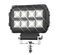 Eventerde Iluminación fuera de la carretera cuadrada, Driving Pod Light, Barra de luz para camiones, Iluminación a prueba de polvo Bright High Amber para USAT Truc Truck Road Uso