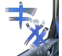 Eventerde Kit de eliminación de accesorios para automóviles | Juego de 7 herramientas para paneles de carrocería, accesorios y ventanas de automóvil,Conjunto ergonómico de extractores de clips para