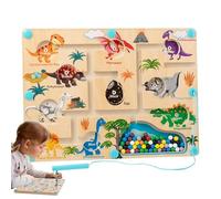 Eventerde Laberinto Magnético para Aprender A Contar, Juguete De Motricidad Fina para Los - Tabla de aprendizaje de colores y números - para, ideal para viajar en coche, avión o tren