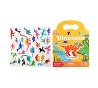 Eventerde - Libro de pegatinas para niños pequeños (juguetes de despertar y aprendizaje temprano de viaje), juego educativo pegatinas para desarrollo motricial, fina