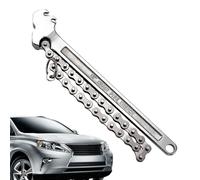 Eventerde Llave de cadena de, llave de acero de 41 cm para tubos - Herramienta extraíble ajustable para reparaciones de coches, bricolaje y agricultura