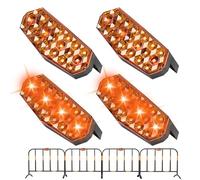 Eventerde Luces Estroboscópicas para Camiones - Luces De Advertencia Inalámbricas Para Coche - 4 Piezas Dispositivos De Alarma Automotriz De Alta Brillo Para Paneles Astilleros Y