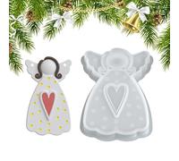 Eventerde Molde de silicona, molde de silicona para Navidad, decoración del hogar, moldes de cemento, para planificadores de yeso, profesores de arte, entusiastas de las vacaciones, aficionados