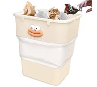 Eventerde - Papelera plegable para coche, cubo de basura plegable para coche, reciclaje interior de automóvil, reutilizable, basura creativa impermeable y portátil, para interior del coche, basura