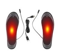 Eventerde Plantillas Térmicas para Botas,Calentador Térmico para Pies con USB Recortable - Plantillas Térmicas para Zapatos de Invierno | para Pesca Senderismo Deportes Esquí Snowboard