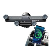 Eventerde Soporte de ventilación Rotativo Invisible | Soporte de teléfono de coche ajustable con soporte de gravedad - Soporte para teléfono móvil Soporte de gravedad de rotación de 360 grados para