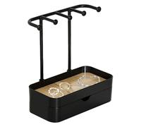 Eventerde Soporte organizador de s, soporte de exhibición de collares - Bandeja de almacenamiento de s de escritorio - Soporte de exhibición elegante del organizador de la joyería para la pulsera,