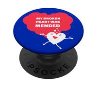 Evento de recuperación cardíaca de mi corazón Roto fue reparado PopSockets PopGrip Adhesivo