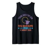 Evento Eclipse Solar Total España 2026 12 de Agosto Camiseta sin Mangas