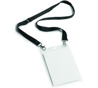 Evento Nombre Insignia A6 Con Negro Lanyard 10pk DURABLE