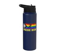 Evento Pride Run Track | Orgullo Gay LGBTQ - Retro Stainless Steel Insulated Water Bottle