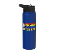 Evento Pride Run Track | Orgullo Gay LGBTQ - Retro Stainless Steel Insulated Water Bottle