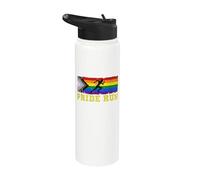 Evento Pride Run Track | Orgullo Gay LGBTQ - Retro Stainless Steel Insulated Water Bottle
