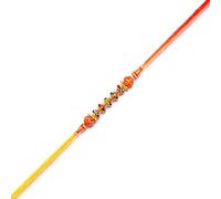 Evento Trading Awesome Only One Rakhi for Brother Moti Beads Ad Ring Rakhi para Rakshabhandhan Pulsera de celebración con Roli Chawal