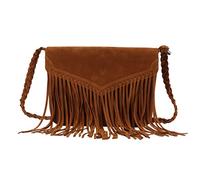 EVEOUT Bolso Bandolera con borlas para Mujer Moda Terciopelo Mate Bolso con Flecos Bolso de Mano Bolsos de Hombro niñas