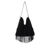 EVEOUT Bolso Bandolera con Flecos de Gamuza sintética Oversize Boho Estilo Western Bolso de Hombro Hobo con Borlas