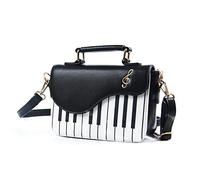 EVEOUT Bolso Bandolera de Piano para Mujer Elegante Bolso de hombro Bolso de mano de piel Piano