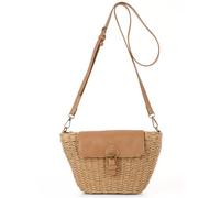 EVEOUT Bolso Bandolera Ratán para Mujer Niña Boho Bolsos Paja Tejido Pequeña Bonito Verano para Playa Vacaciones Diario
